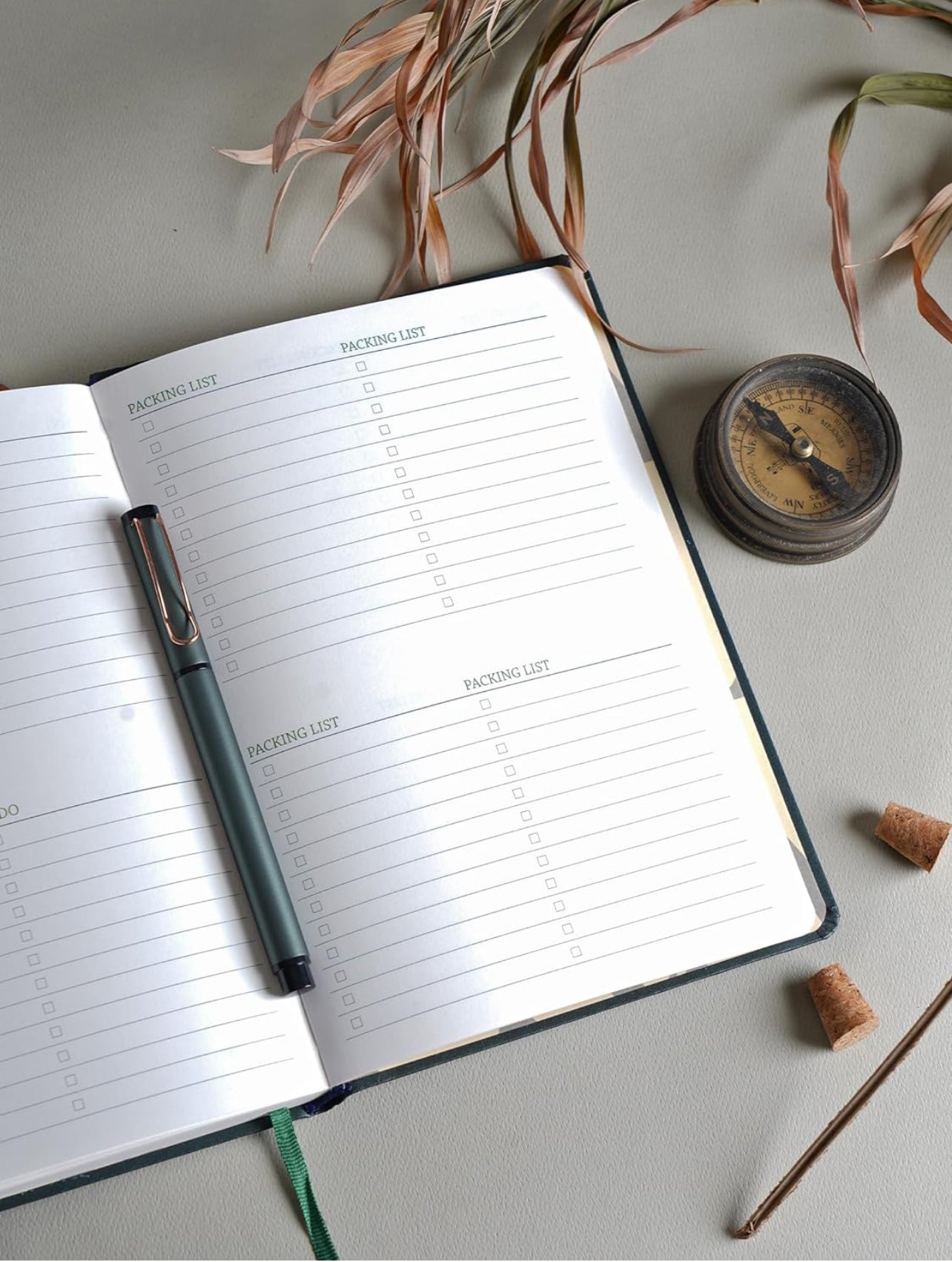 Scholar Premium Travel Journal – Gift Set Edition (192 Pages A5 Notebook, Premium Pen)