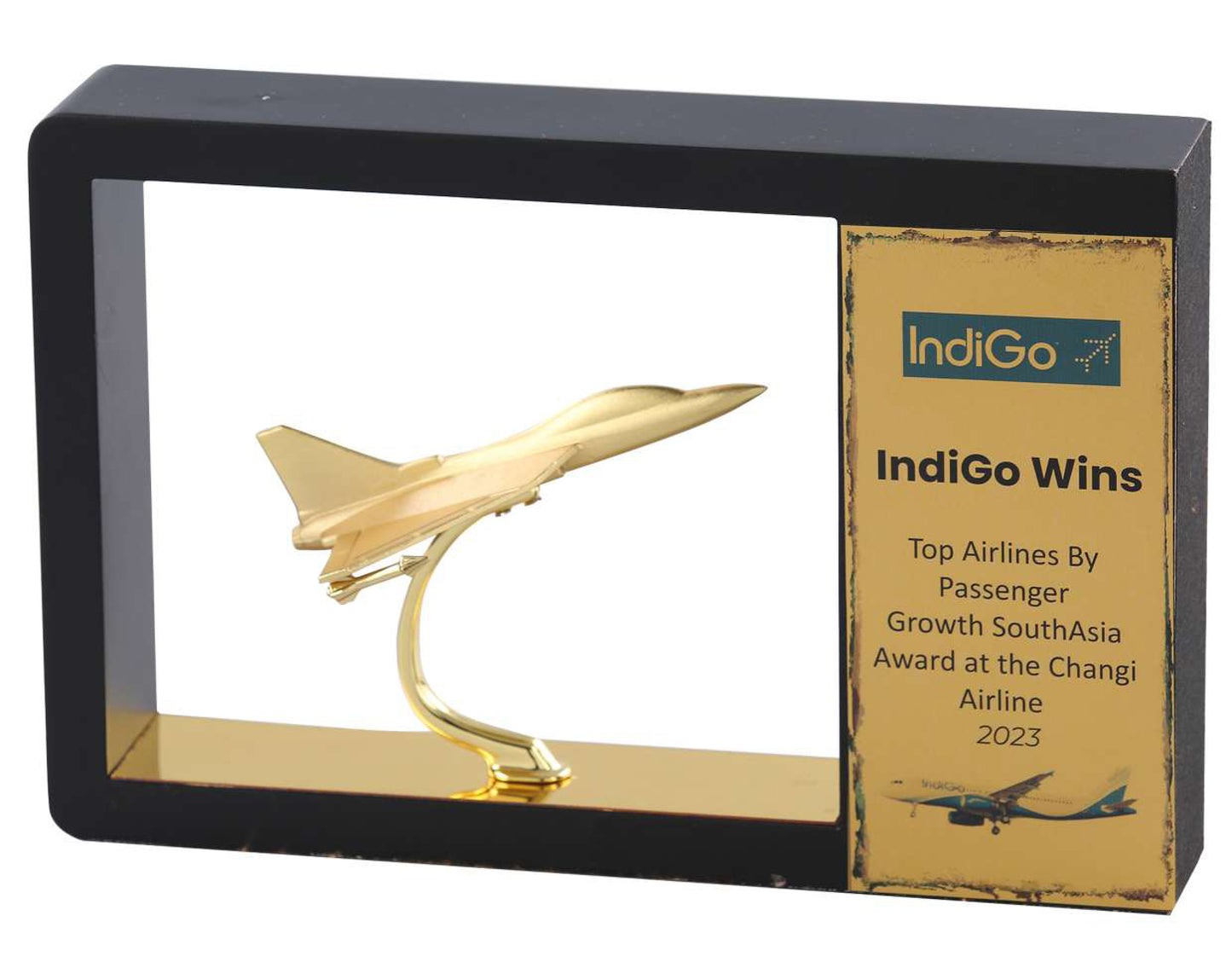 Matt Finished Metal Fighter Plane Memento (12*8")