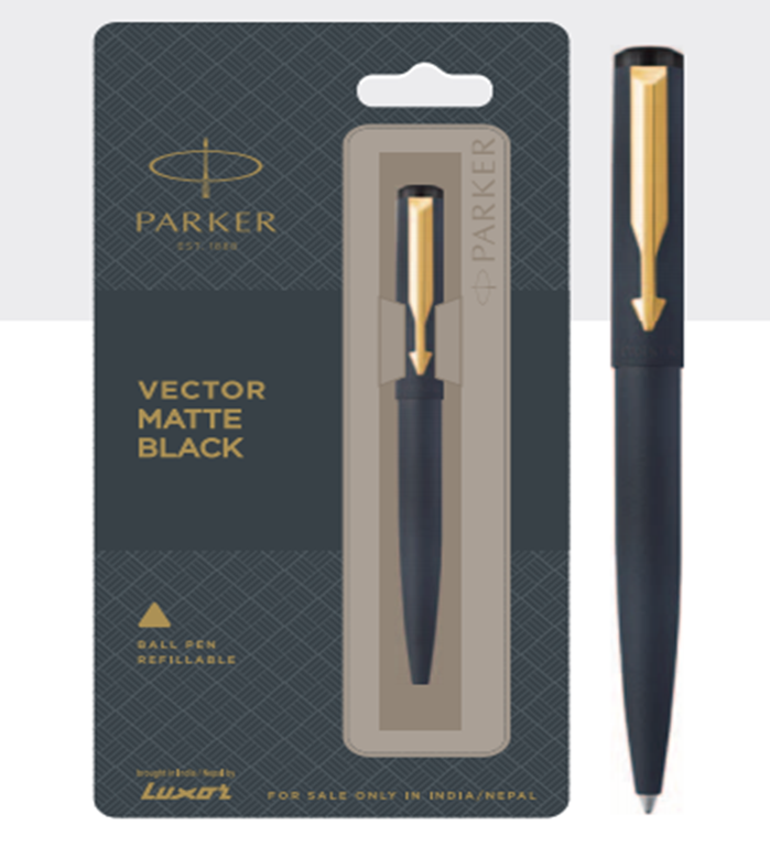 PARKER VECTOR MATTE BLACK BALL PEN