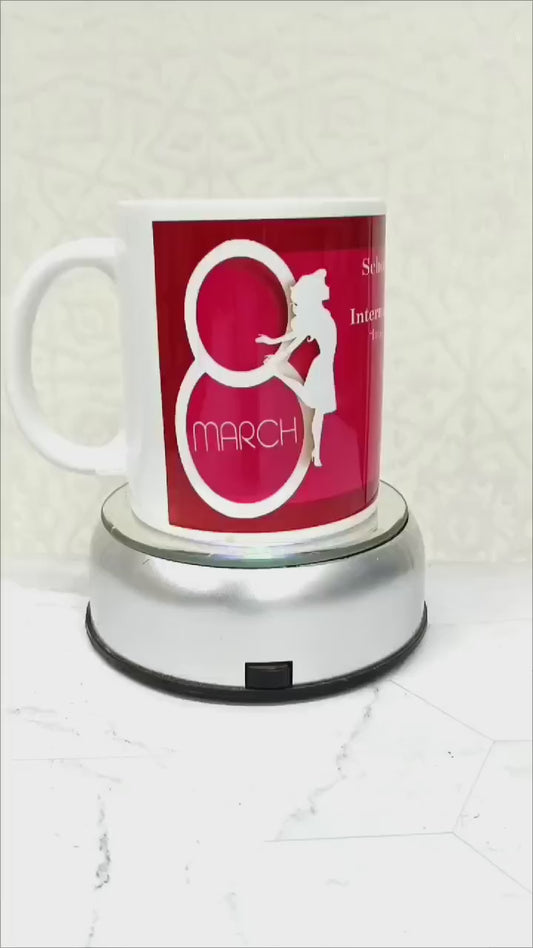 Ceramic White Mug with Customization Photo