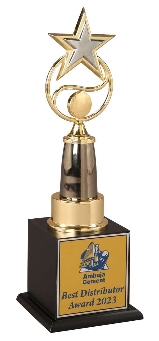 Metal Star Trophy (12.50 inch)