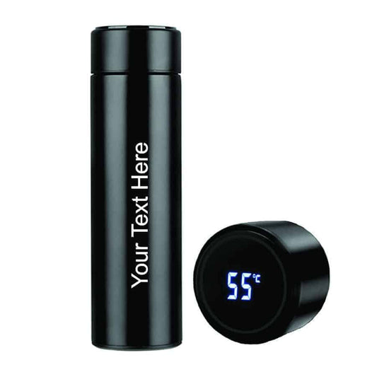 Customized Water Bottle with Temperature Display (Black) 500ml